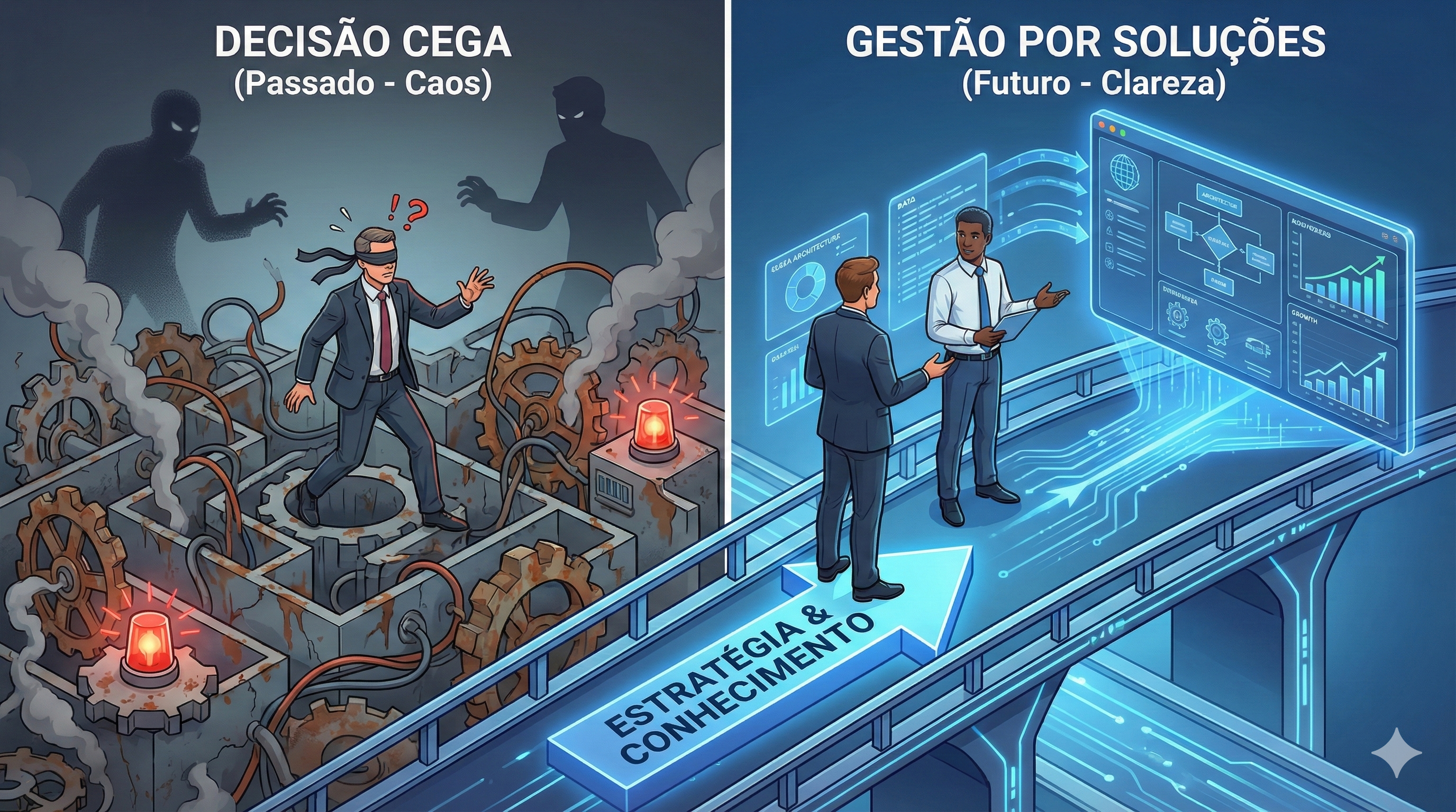 Gestão por Soluções: Evite Decisões Cegas